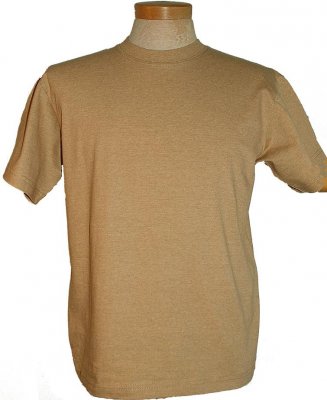 T-shirt i färgväxande brun ekobomull