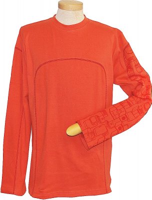 Orange långärmad tröja