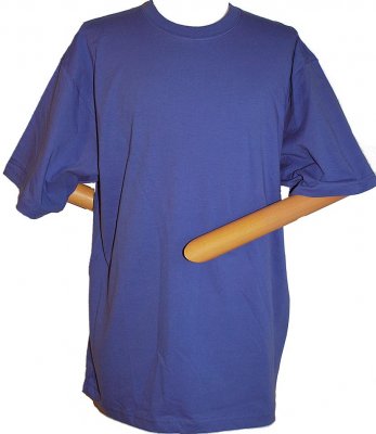 Royalblå stor T-shirt av ekobomull